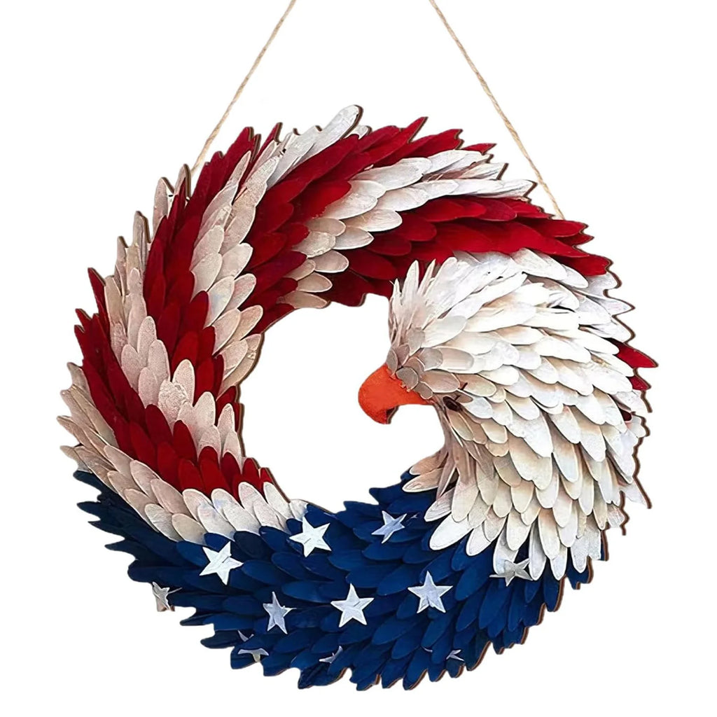 American Eagle Flag Patriotic Wreath